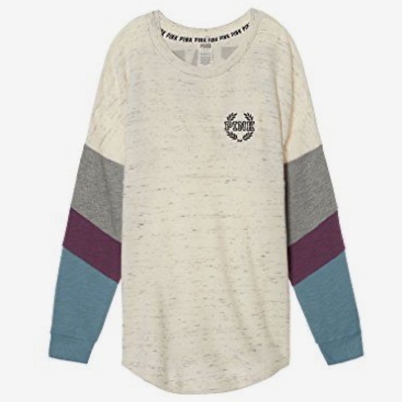 Victoria’s Secret Pink Varsity Crew - Picture 2 of 3